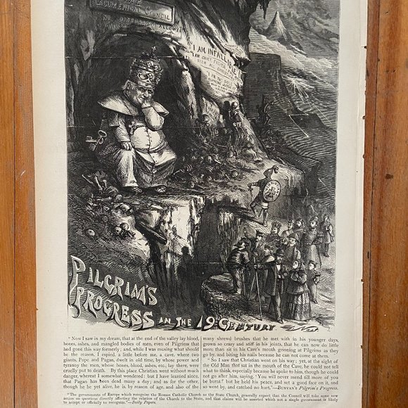 Thomas Nast, Harper's Weekly, Antique Print, Woodcut Engraving - Picture 1 of 6